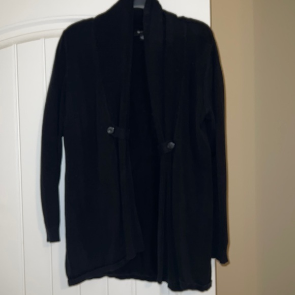 AB Studio Sweaters - Black cardigan